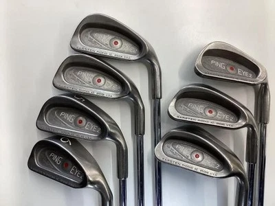 Ping EYE 2 Stainless 9S Iron Set 3,4,5,6,8,9,PW(7Clubs) Flex UNI / ZZ LITE Steel - Image 1 of 4