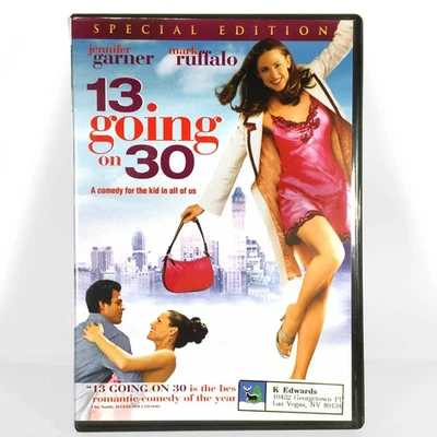 13 Going On 30 (DVD, 2004, Widescreen) Like New !    Jennifer Garner - Image 1 of 3