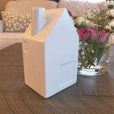 HOGAR Y MANO con MAGNOLIA Decoración del Hogar GRES BLANCO Casa BUD JARRÓN 6.5" Foto 1 de 4