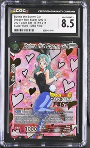 Dragon Ball Super Bulma The Bunny Girl 2021 Vault Fest Stamp BT10-011 CGC 8.5 - Imagen 1 de 2