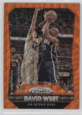 Panini Prizm Orange Wave Prizm David West #31 2015-16 Foto 1 de 2