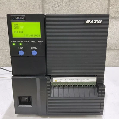SATO GT408E THERMAL BARCODE PRINTER - Image 1 of 4