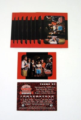 Lote de (10) tarjetas promocionales Cornerstone Doctor Who serie 4 1996 (D2) casi nuevas/como nuevas Foto 1 de 3
