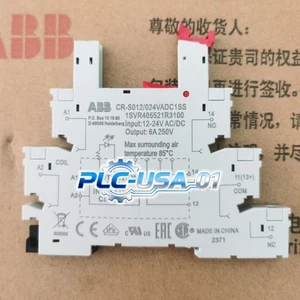 1PCS Brand New ABB CR-S012/024VADC1SS Ultra-thin Relay Seat Base  Fast delivery - Picture 1 of 4