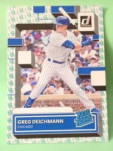 2022 Panini Donruss - Rated Rookie Greg Deichmann #45 Liberty (RC) Chicago Cubs - Picture 1 of 2