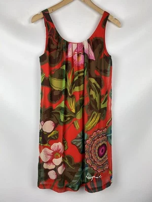 Abito smanicato donna Desigual fantasia floreale taglia 34 - Immagine 1 di 4