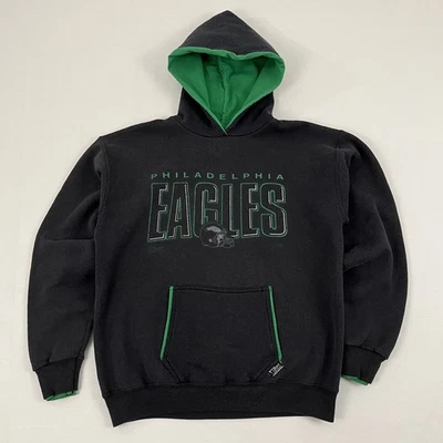 De Colección Philadelphia Eagles Sudadera con Capucha Para Hombres Grande Salem Ropa Deportiva Sudadera Retro Años 90 Foto 1 de 4