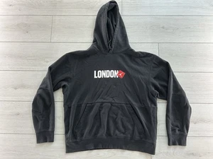 Nike Air Jordan London Hoodie Men's Black Pullover Hoody Sweatshirt Medium - Picture 1 of 3