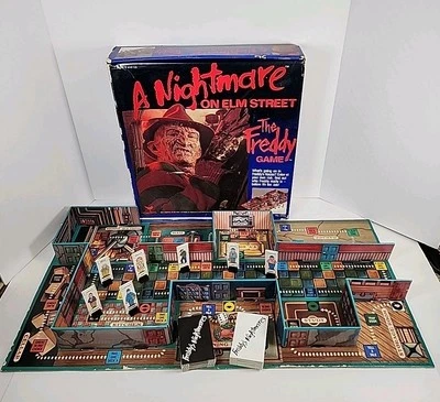 (Incompleto) Pesadilla en Elm Street El Freddy Krueger Juego de Mesa 1989 Cardinal Foto 1 de 4