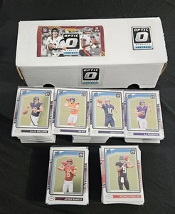 2024 DONRUSS OPTIC NFL COMPLETE SET #1-300 DANIELS NIX WILLIAMS MCCARTHY MAYE RC - Picture 1 of 2