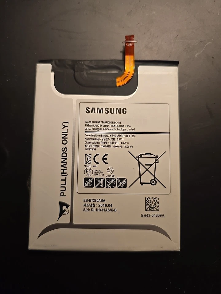 Batería de repuesto EB-BT280ABA 4000 mAh para Galaxy Tab A 7.0 (2016) SM-T280 Foto 1 de 1