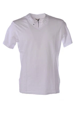 Camiseta Manga Corta para Hombre Daniele Alessandrini Cut it XL Color Blanco Foto 1 de 2