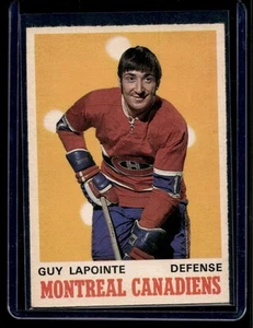 1970-71 O-Pee-Chee Guy Lapointe RC #177 VG-EX - Foto 1 di 2