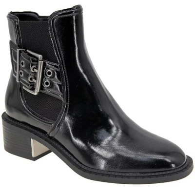NEW BCBGeneration Women's Bovee Buckle Detail Bootie Black Size 7 Round Toe - Image 1 of 4