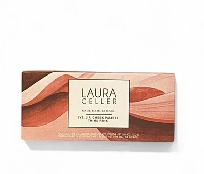 Paleta de ojos, labios y mejillas Laura Geller hecha para multitarea PIENSA ROSA NUEVA SIN CAJA Foto 1 de 2