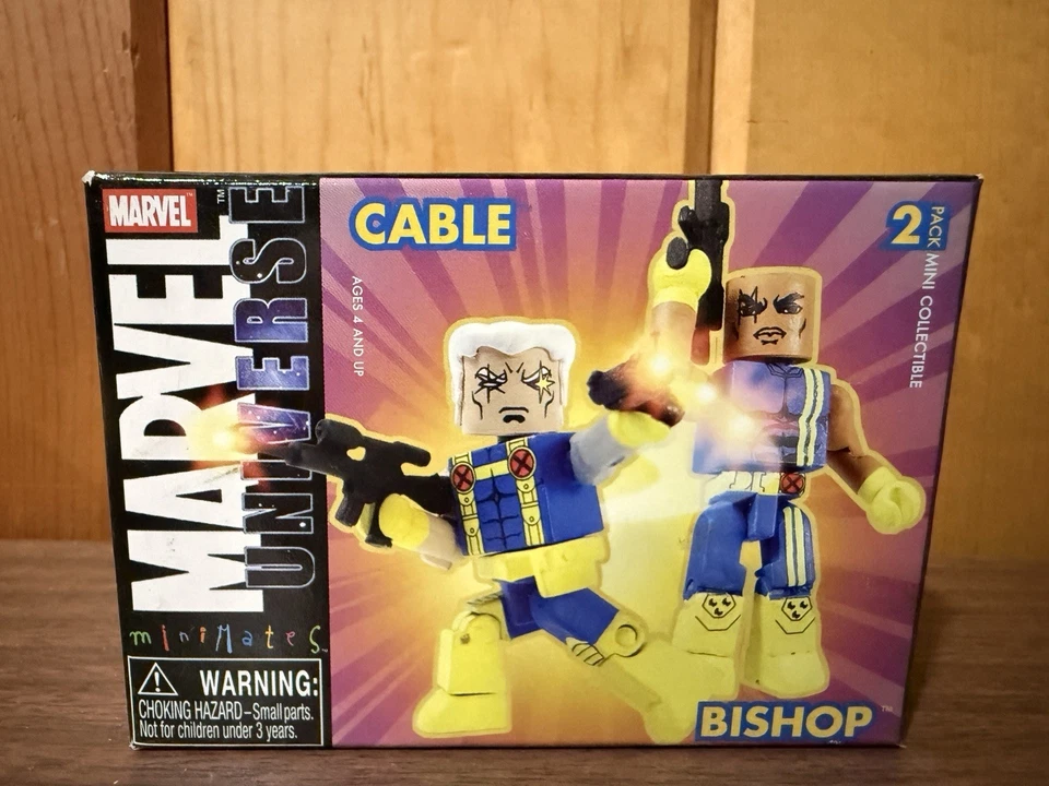 Marvel Universe Minimates 2005 Cable & Bishop paquete de 2 Mini Mates X-men Foto 1 de 1