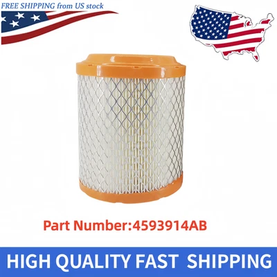 Filtro de aire del motor 4593914AB X apto para Jeep Compass L4 2011 2012 2013-2016 2,0 L 2,4 L Foto 1 de 4