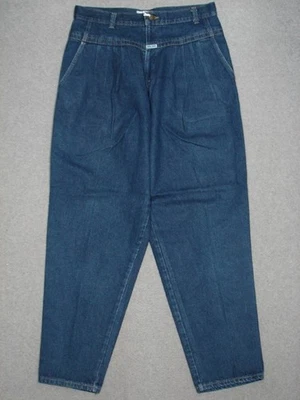 OF05416 ВИНТАЖНЫЙ 1980 ** BONJOUR ** ВЫСОКАЯ ТАЛИЯ СУЖАЮЩИЕСЯ ШТАНИНЫ ЖЕНСКИЕ ДЖИНСЫ sz18 - Изображение 1 из 4