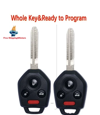 2 For 2015 2016 2017 2018 2019 Subaru Forester Impreza WRX STI Remote Key Fob - Image 1 of 4