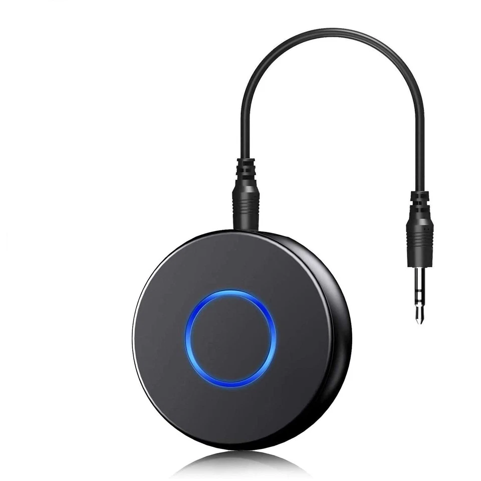 Bluetooth 5.0 Aux Adapter for Car, Wireless Audio Receiver, Portable Hands-Fr... - Image 1 of 4