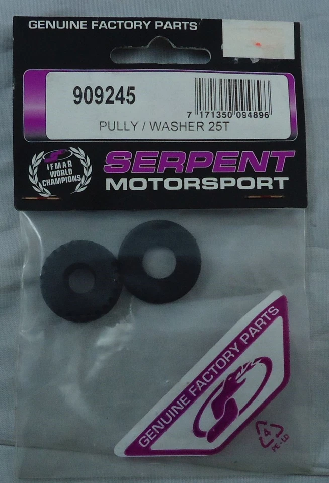 Polea/lavadora Serpent Racing 960/966 25T SER909245 Foto 1 de 1