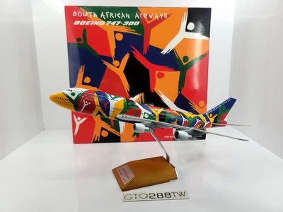 JC Wings 1:200 South African Airways Boeing 747-300 ZS-SAJ "Ndizani" livery - Image 1 of 4