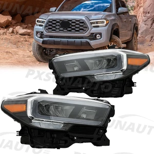 Pair Headlight Full LED For Toyota Tacoma 2020-2023 Limited For TRD Chrome LH+RH - Imagen 1 de 9