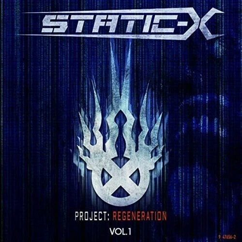Static-X Project: Regeneration Vol. 1 Vinyl LP Blue W/Black Variant - Image 1 of 1