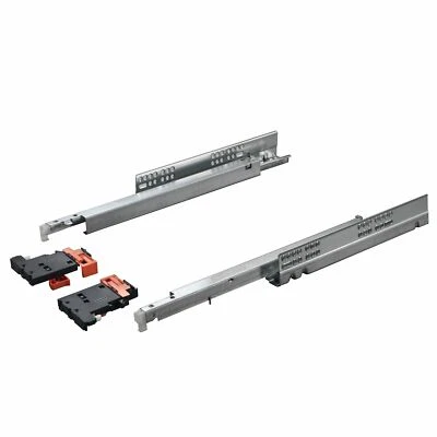 1 Paar Vollauszüge UV5-30-K3D-PP belastbar bis 30KG 250-600mm  mit Push-to-Open - Bild 1 von 4