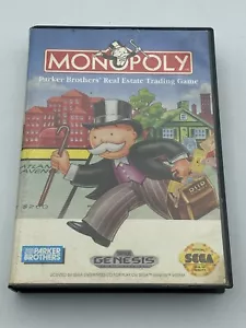 Monopoly Sega Genesis 1992 CIB videogioco completo testato Parker Brothers - Foto 1 di 6