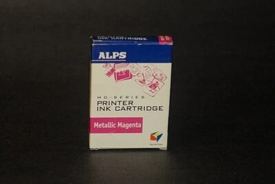 Cartucho de tinta para impresora serie ALPS MD, magenta metálico, P/N #106035-00 Foto 1 de 2
