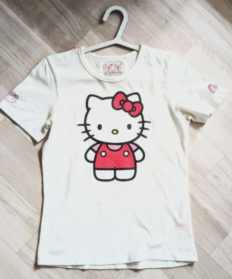 Evisu Hello kitty T-shirt White Size 32 Shoulder width 35cm Length 55cm Foto 1 de 4