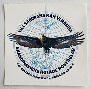 "Pegatina/etiqueta cuadrada de SAS Airlines - 4"" de ancho" - Imagen 1 de 1