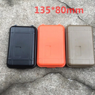 Plastic Storage Box Waterproof Sealed Case Moisture-proof Container Dry Outdoors - Image 1 of 4