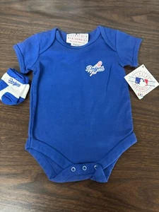 Los Angeles Dodgers Blue Pine Sport one piece with Bootie New Born 0-3 Months - Picture 1 of 3