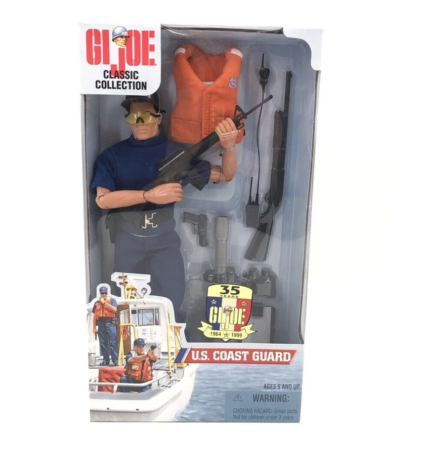 Gi Joe US Coast Guard 35th 1999 Hasbro Adult Collectable Maritime Enforcement