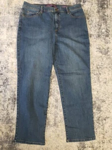  Gloria Vanderbilt Amanda Original Slimming Tapered Leg Woman Jeans 16 Short - Bild 1 von 9