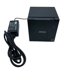 Epson TM-M30III M374C POS 3" Thermal Receipt Printer Ethernet USB + All Covers - Picture 1 of 16