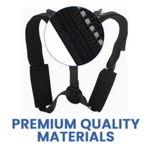 Back Shoulder Support Pro Brace Belt Adjustable Men and Women - Picture 1 of 5