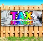 Tax Service Advertising Vinyl Banner Flag Sign Many Sizes Usa Estimates Returns