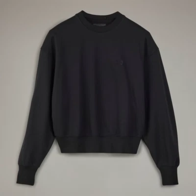 Adidas Mujer Y-3 Terry Francés Crew Sudadera 'Negro' / IV5567 / Talla Mediana Foto 1 de 4