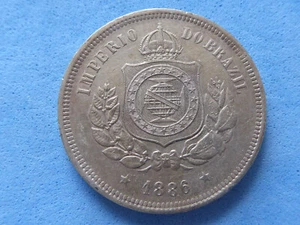 1577) Brasil Reforma 100 Reis 1886 Buen Grado 4,50€ - Imagen 1 de 2