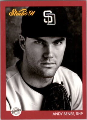 1991 Studio #242 Andy Benes - NM - Image 1 of 2