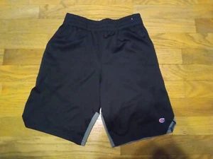 Champion Athletic Shorts Boys Size Medium 10-12 Black Gray - Picture 1 of 6