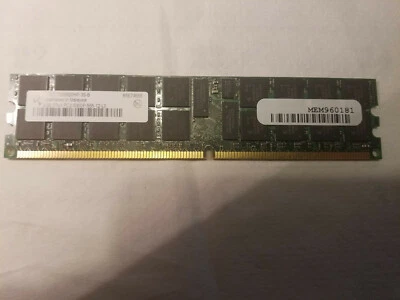 Qimonda HYS72T256920HP-3S-B 2GB PC2-5300 DDR2-667 SDRAM 240pin CL5 Memory Module - Image 1 of 3