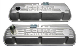 Shelby GT350 Mustang Open Cobra Lettered Tall Valve Covers