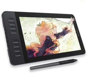 PD1161 Drawing Tablet with Screen Digital Art Tablet Battery Free Stylus with Ti - Picture 1 of 9