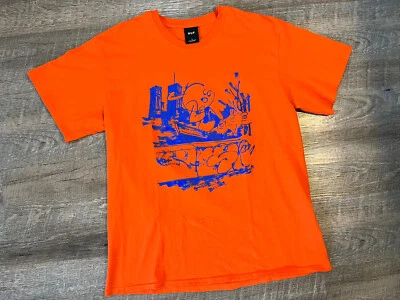 Camiseta Rara Huf X James Jarvis Monopatín Brooklyn Banks Grande Knicks Foto 1 de 4