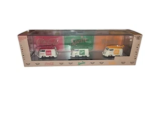 M2 HOLIDAY 1960 VW DELIVERY VAN 3 pack COCA-COLA, SPRITE, & FANTA Surfboards - Picture 1 of 3
