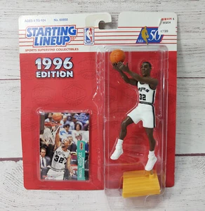 Starting Lineup 1996 NBA Basketball Sean Elliott Spurs Action Figure 69148 SLU - Picture 1 of 12